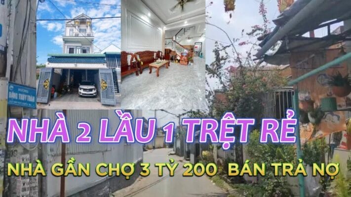 Bán Nhà 2 Lầu 1 Trệt Tại Tân Phước Khánh