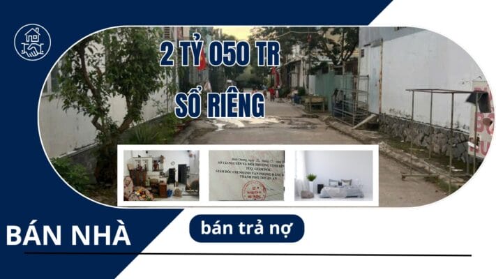 Bán Nhà Sổ Hồng Riêng Đường Bình Chuẩn 45