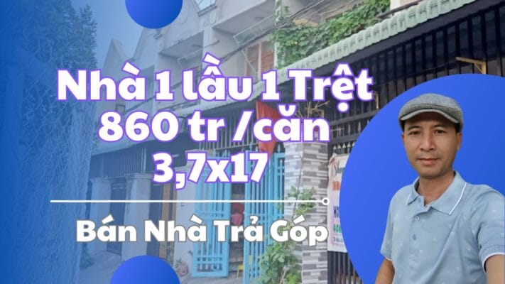 Nhà 1 Lầu 1 Trệt Tại Tân Phước Khánh Chỉ 860 Triệu