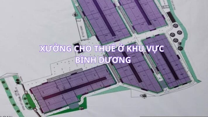 Cho thuê xưởng 16.300m2 tại Tân Uyên Bình Dương