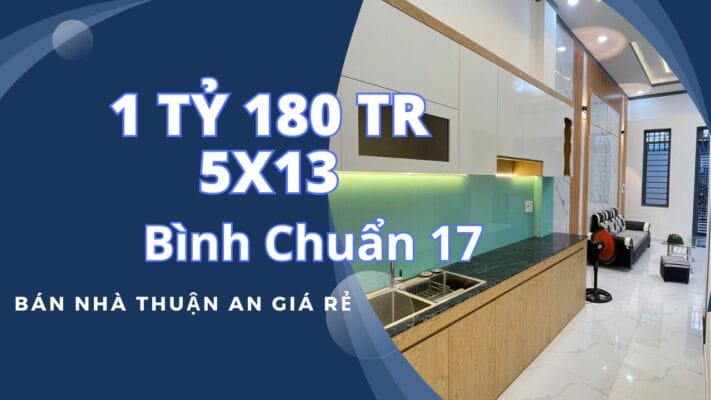 Bán Nhà Cấp 4 Đường Bình Chuẩn 17 Thuận An - Giá 1 Tỷ 180 Triệu