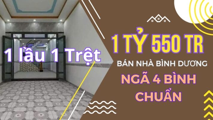 Nhà 1 trệt 1 lầu Bình Chuẩn Thuận An