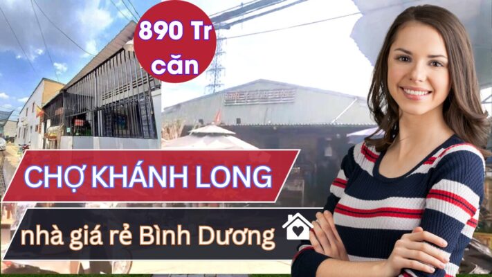 Bán Nhà Tân Phước Khánh Giá Rẻ - Vị Trí Đẹp Sau Chợ Khánh Long