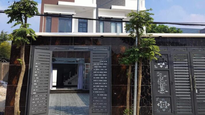 Bán Nhà 1 Trệt 1 Lầu Mặt Tiền DX 06 Tân Vĩnh Hiệp Tân Uyên 5x35m