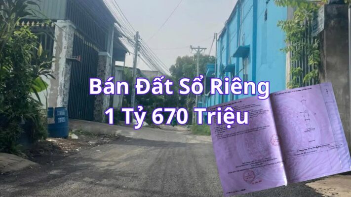 Đất Sổ Hồng Riêng Phường Tân Vĩnh Hiệp - Vị Trí Gần KCN Đại Đăng