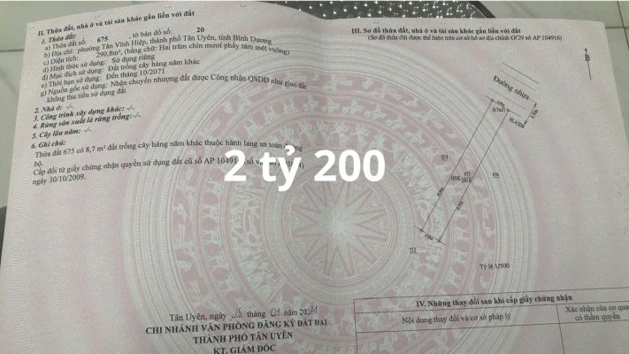 Bán Đất Mặt Tiền Đường DX10 Tân Vĩnh Hiệp - Cơ Hội Đầu Tư Sinh Lời Tại Tân Uyên