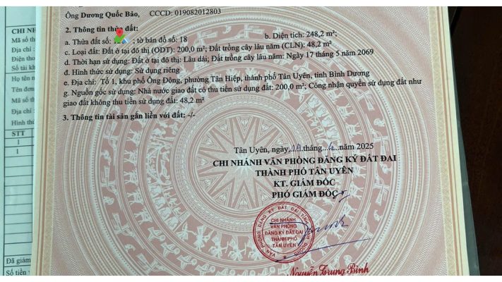 Nhà Trọ Giá Đầu Tư Sinh Lời Tại Ấp Ông Đông, Tân Hiệp Tân Uyên