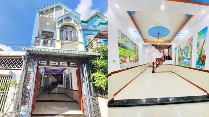 Bán Nhà Lầu Trệt Mặt Tiền Nhánh Bình Chuẩn 20 Thuận Giao - 60m2 