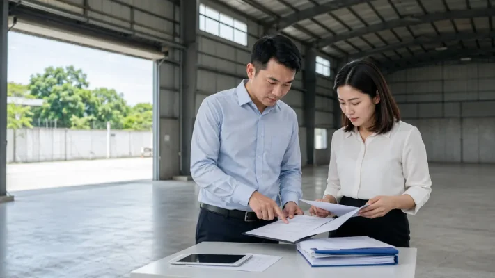 Kiểm tra người có quyền cho thuê nhà xưởng trước khi đặt cọc